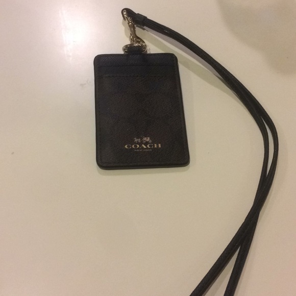 coach name card holder